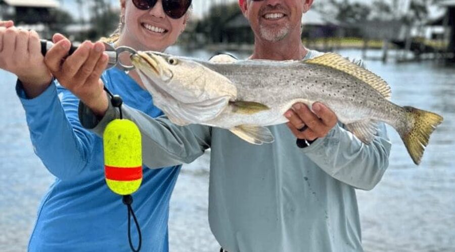 Releasing Speckled Trout 